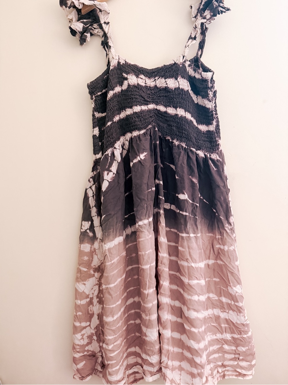 Anthropologie Kiwi + Punch tie dye dress